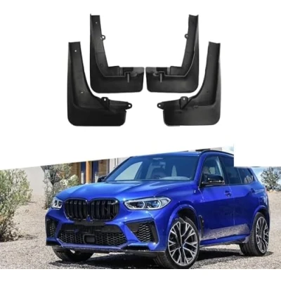 Image of ZJIZOU Car Mud Flaps Mudguard Fender for BMW X5 M Sport G05 2019 2024,Car Guard Wheel Front Rear Flap Splashproof Waterproof.