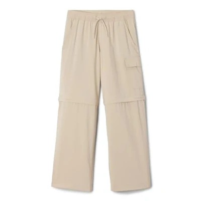 Image of Columbia Youth Boys Silver Ridge Utility Convertible Pant, Hiking Trousers, Ancient Fossil, XXS