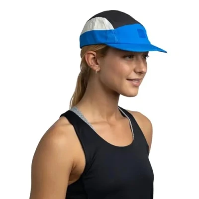 Image of BUFF 5 Panel Go Cap, Domus Blue, L/XL
