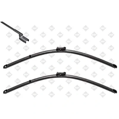 Image of 1272066, 95525445, 95528637 Wiper blade SWF VisioFlex 119446 650, 700mm Front Beam with spoiler for left hand drive vehicles OPEL: Astra K Hatchback