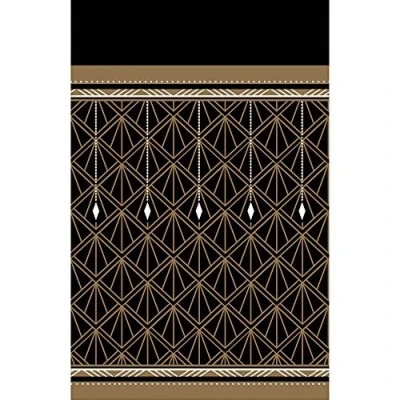 Image of (PKT) Hollywood G&amp;G Plastic Tablecover 1.37m x 2.6m Glitz &amp; Glam