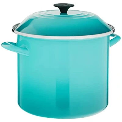 Image of Le Creuset N5100 2417 Stockpot, Steel, Caribbean