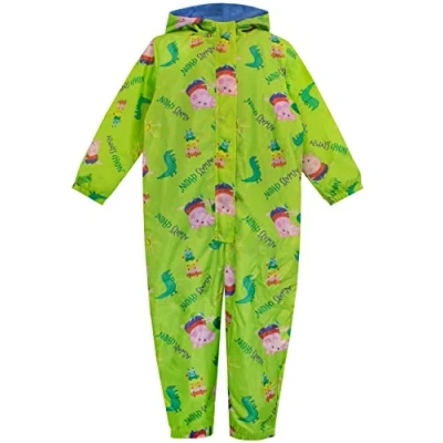 Image of Peppa Pig Puddle Suit George All in One Waterproof Boys Rain 18 24