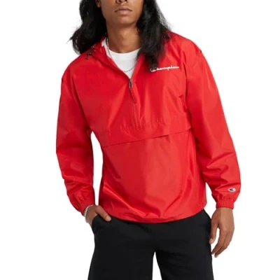Image of Champion Men&#039;s Packable Jacket, Scarlet 586199, XL