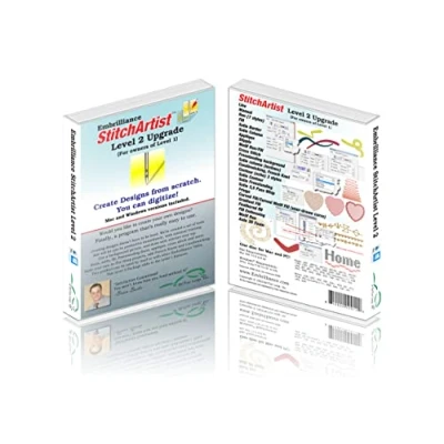 Image of Embrilliance StitchArtist Upgrade Level 1 to 2 Digitizing Embroidery Software for Mac &amp; PC