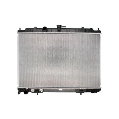 Image of 214608H900, 214609H200, 21460EQ30A, 21460EQ30B Engine radiator NRF 53453 Aluminium 688mm 450mm 16mm Brazed cooling fins NISSAN: X Trail