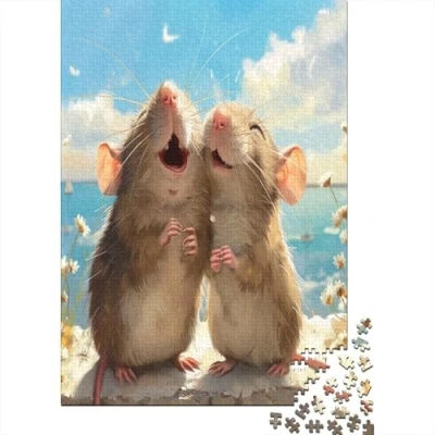 Image of Rat Jigsaw Puzzles for Adults 1000 Piece Educational Game Challenge Toy Pieces Puzzle 1000pcs (75x50cm)