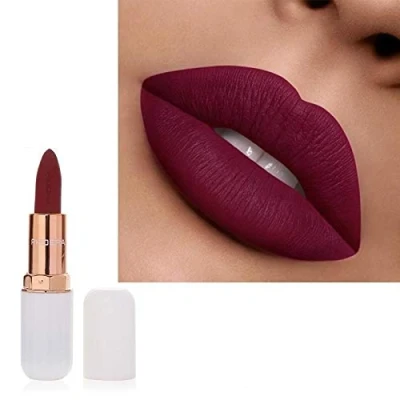 Image of AQUAPURITY PHOERA ABSOLUTE VELVET MATTE LIPSTICK LONG LASTING WATERPROOF PIGMENT MAKEUP UK (108 Jelly)