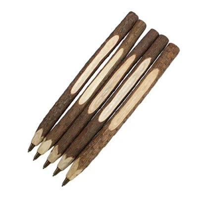 Image of 5PCS Gullor Creative Original Ecological Wood Ballpoint Pen