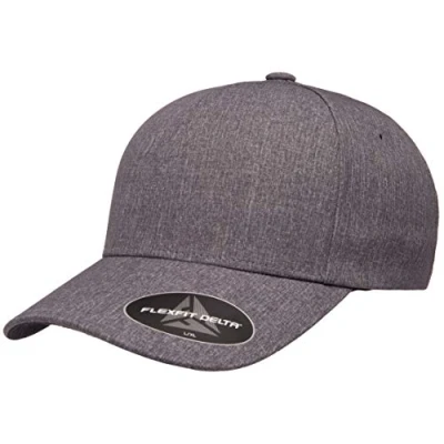 Image of Flexfit Delta Seamless Carbon Cap, Melange Blue, S/M