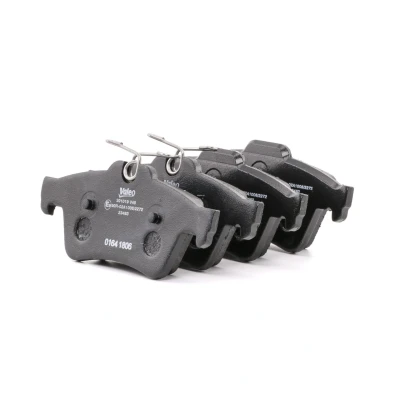 Image of 30736610, 30742031, 31323501, 31341324, 31341331 Brake pad set VALEO 301019 FIRST Rear Axle excl. wear warning contact without anti squeak plate