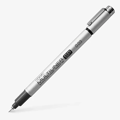 Image of COPIC Multiliner SP Black Pigment Ink Marker 0,03mm, For Art &amp; Crafts, Colouring, Graphics, Highlighter, Design, Anime, Professional Beginners, Supplies Colouring Books