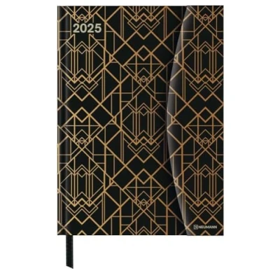 Image of Art Deco 2025 Diary Buchkalender Taschenkalender 16x22: Magneto