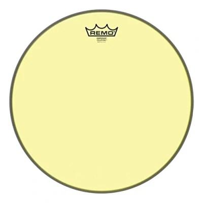 Image of Remo Emperor Colortone Yellow Drumhead, 12&quot;