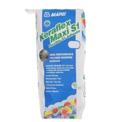Image of Mapei Keraflex Maxi S1 Flexible Floor Tile Adhesive White 20Kg