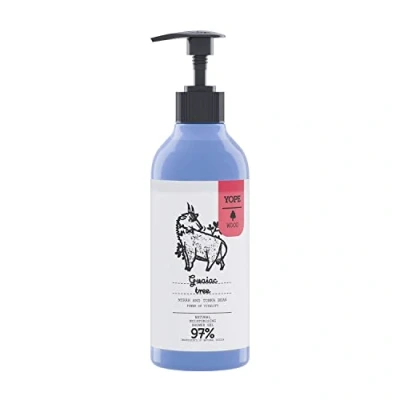 Image of Yope Naturalny Nawilżający Żel pod Prysznic z Ekstraktami Drzewa Gwajakowego Mirry i Tonki 400ml