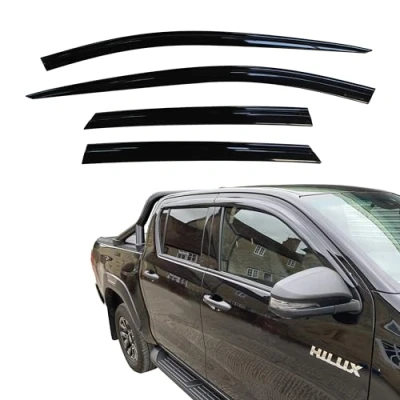 Image of AUTO CLOVER Wind Deflectors Set for Toyota Hilux 2016+ Double Cab (4 pieces)
