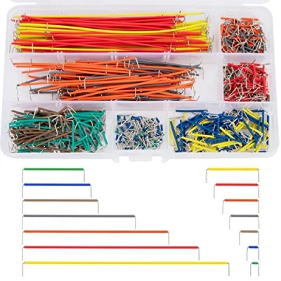 Image of 560pcs Breadboard Jumper Wires Kit Cable Solderless Flexible 14 Assorted Length DIY Accessories with Storage Box