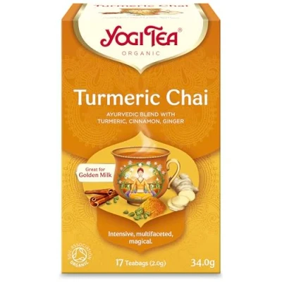 Image of Yogi Tea, Himalaya, Organic Spice and Herbal Caffeine Free, Blend of Ginger, Fennel Cinnamon, 6 Packs x 17 Tea Bags (102 Teabags Total)