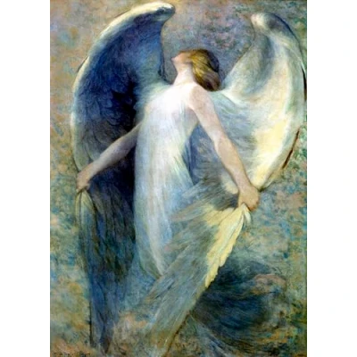 Image of The Angel Rice Paper, 11.5 x 16 inch (1pc) Mulberry Paper for Decoupage Furniture Print Crafts