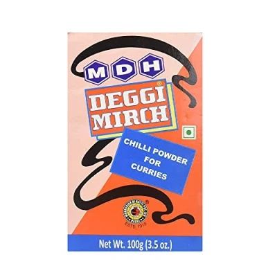 Image of MDH Deggi Mirch Chilli Powder 100g Masala Great For Curries Spicy Colourful and Delicious Taste Indian Origin