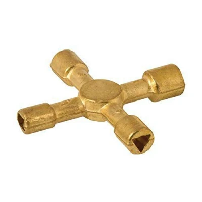 Image of Dickie Dyer 459943 Brass Quad Key 4 in 1