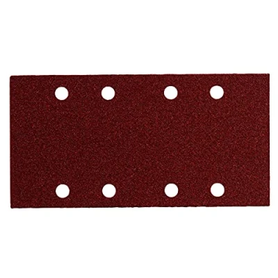 Image of METABO Velcro Sanding Strips 8 Holes 93 x 185 Grit 60 Pack of 10