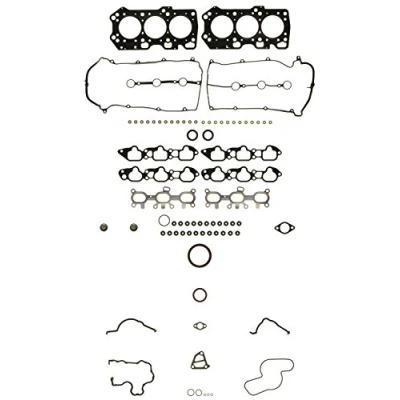 Image of 8A6W10271A, 8CG510271, 8FGA10271 Full Gasket Set, engine AJUSA 50138900 with cylinder head gasket, valve stem seals MULTILAYER STEEL