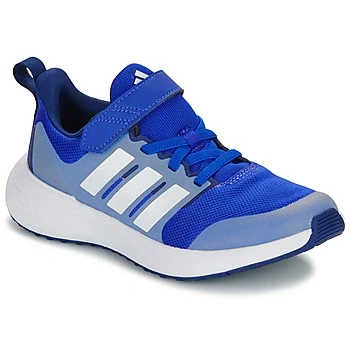 Image of adidas Performance Fortarun 2.0 Unisex Neutral running shoes lucid blue cloud white fusion for kids, Size: 10K Synthetics/textile
