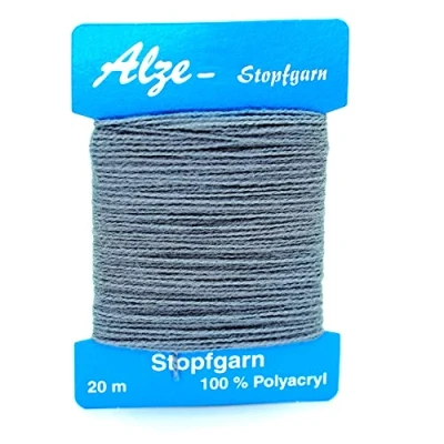 Image of Trimz Darning Wool, Mid Grey, 1x20m