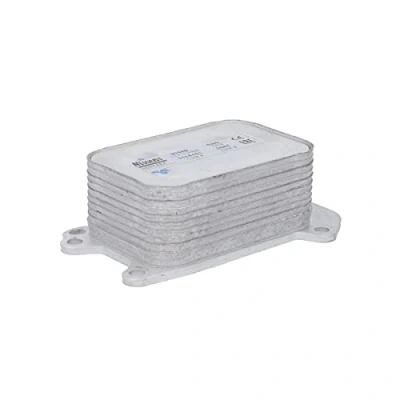 Image of 49870182 oil Cooler NISSENS 90966 Water cooled without filter housing, with gaskets/seals CITROËN: DS3 Hatchback, C4 Grand Picasso 2