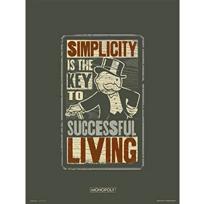 Image of Erik Monopoly Time is Money Art Print, 30 x 40 cm