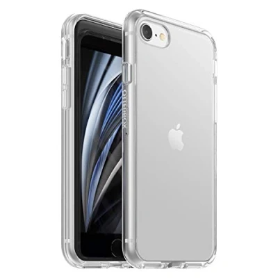 Image of OtterBox Sleek Series Case for iPhone 7/8/SE 2nd Gen/SE 3rd Gen, Shockproof, Drop proof, Ultra Slim, Protective Thin Case, Tested to Military Standard, Clear, No Retail Packaging