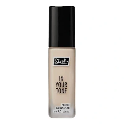 Image of Sleek MakeUP in Your Tone 24 Hour Foundation, Medium Buildable Coverage 30 Shades, Semi Matte Flawless Finish, 1N, 30ml
