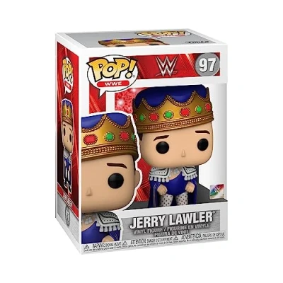 Image of Funko POP! WWE: Jerry Lawler Metallic Collectable Vinyl Figure Gift Idea Official Merchandise Toys for Kids &amp; Adults Sports Fans Model Collectors and Display