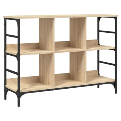 Image of vidaXL Sonoma Oak Sideboard Engineered Wood, Classic Design, Ample Storage, Ideal for Bedroom or Living Room.