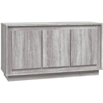 Image of vidaXL Sideboard Grey Sonoma 102x35x55 cm Engineered Wood