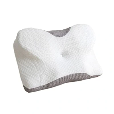 Image of Good Nite Memory Foam Pillow Cervical Groove Ergonomic Neck Support Orthopedic for and Shoulder Pain with Removable Cover