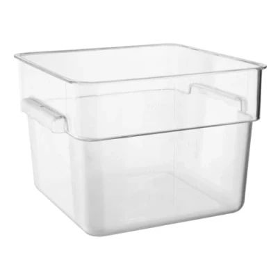 Image of Hygiplas Polycarbonate Square Storage Container 10Ltr