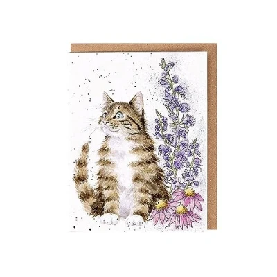 Image of Wrendale Designs &#039;Whiskers And Wildflowers&#039; Seed Card