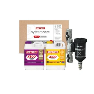 Image of Sentinel Systemcare Pack D Vortex 250 Integrated Valve 22mm Syscarevortex Sw