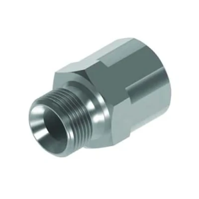 Image of Flowfit Hydraulic Adaptor,BSP Male x BSP Fixed Female Extended, 5/8&quot; 1/2&quot;,Steel