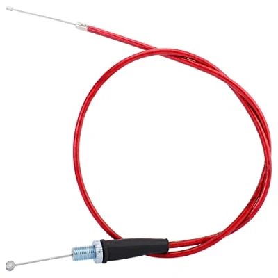 Image of Yingshop 90cm Throttle Accelerator Cable 90cc 110cc 125cc 140cc Pit Dirt 4 Stroke Bike Red Chinese New