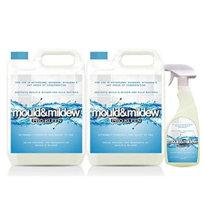 Image of 10L + 750ml of Pro Kleen Mould &amp; Mildew Remover, Killer Cleaner Super Concentrate Spray