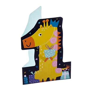Image of Hallmark 1st Birthday Card Fun Die Cut Design