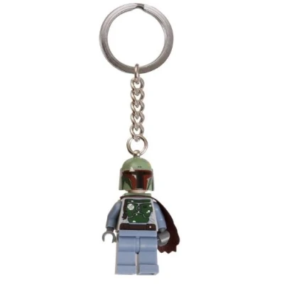 Image of LEGO Star Wars Boba Fett with Cape Minifigure Keychain