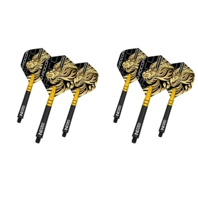 Image of RED DRAGON Jonny Clayton Gold Hardcore Flight and Nitrotech Stem Combo