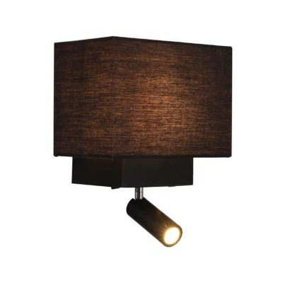 Image of Aheloy Sconce Wall Lamp LED 3W 1x E27 Black