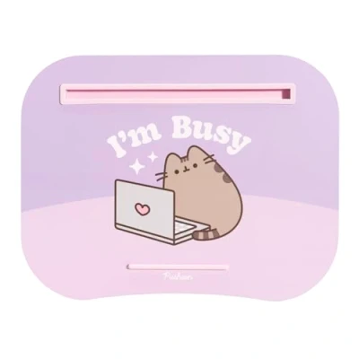 Image of Grupo Erik Laptop Stand With Cushion Pusheen Cushion, Tablet Pillow Stand, Lap Desk For Laptop, Trays Eating Cat Tray Gifts