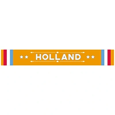 Image of World Cup Fifa Qatar 2022 Official Scarf Netherlands,Unisex,One Size